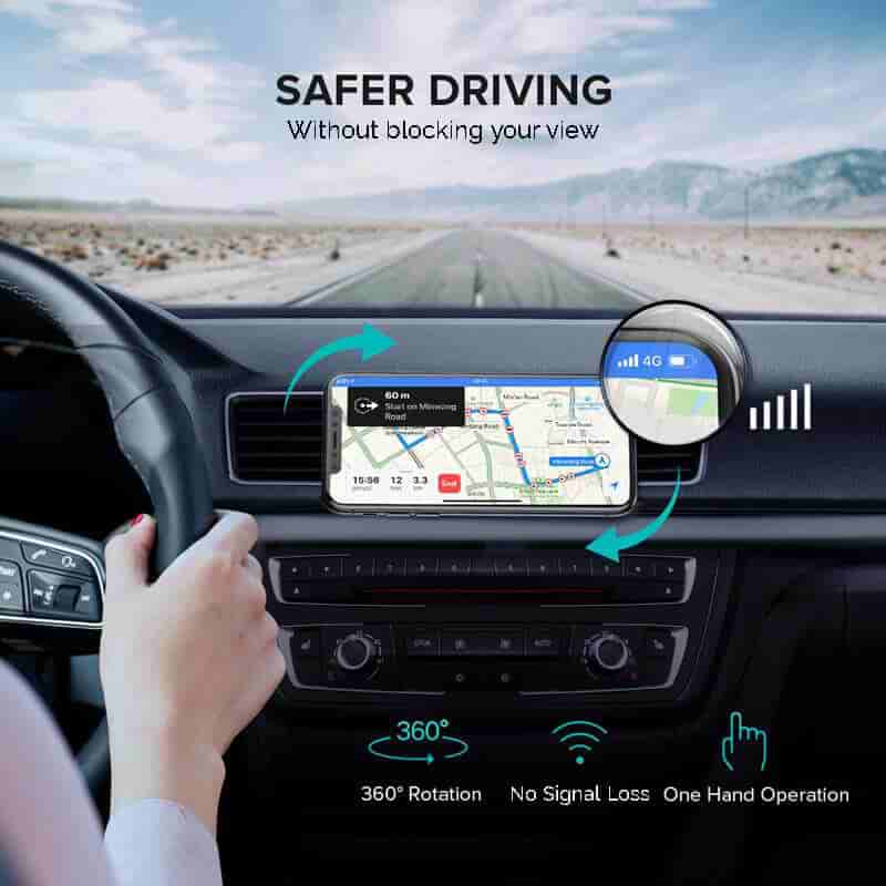 Safer Driving - Magnetic Air Vent Phone Holder