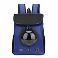 Color 'Blue' - Pet Carrying Backpack Square Design with Window
