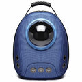 Color 'Blue' - Pet Carrying Backpack Window and Expandable Pocket