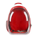 Color 'Red' - Pet Carrying Backpack with Big Window