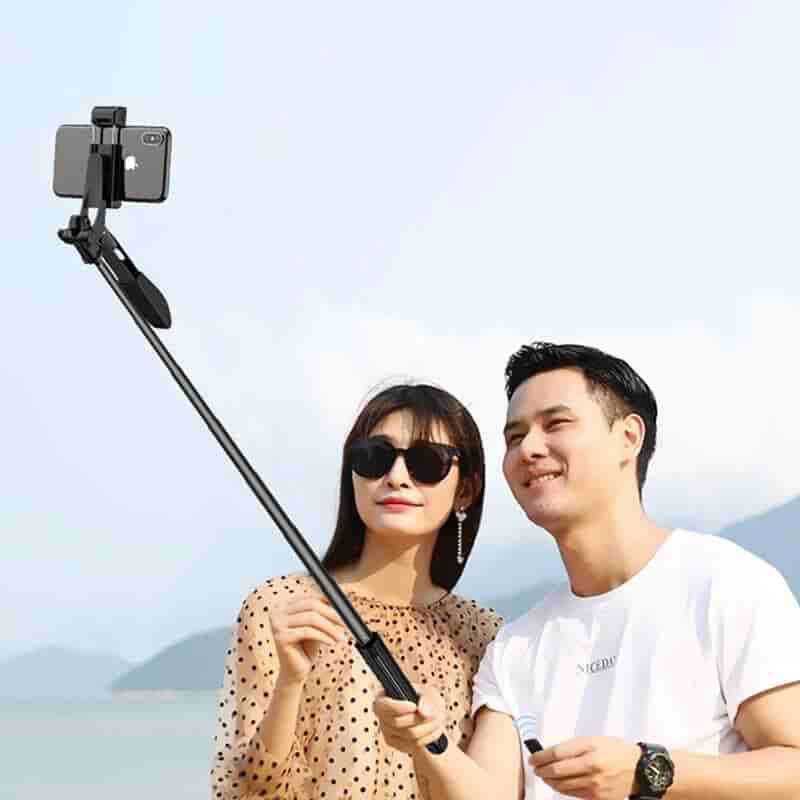 Selfie Stick Mode - Phone Stabilizer - Selfie Stick, Build-in Tripod and Remote Control