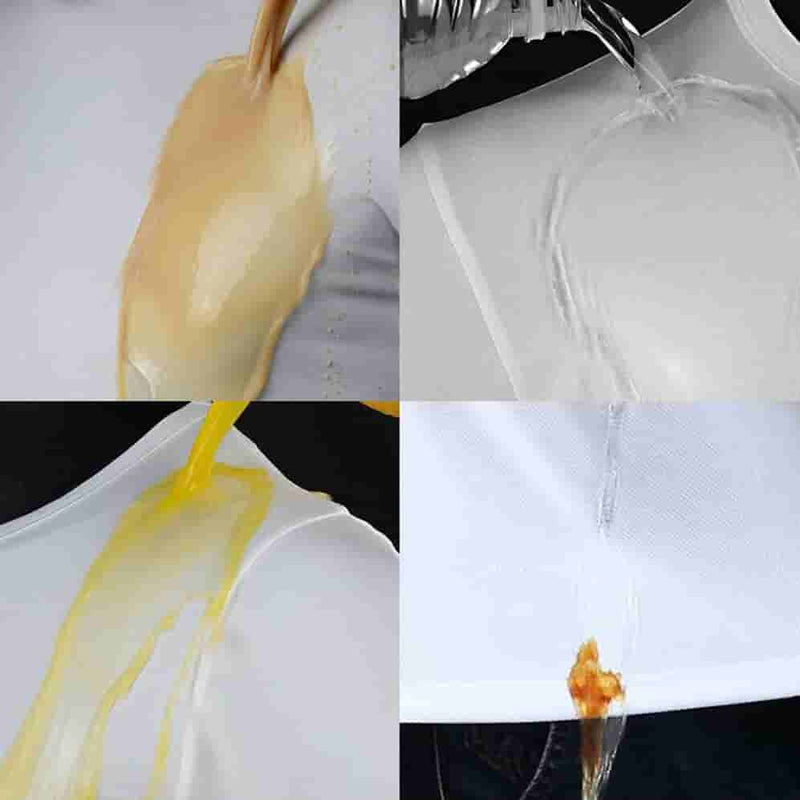 Chocolate Milk, Water, Orange Juice and Grease Stain Proof - Stain, Dirt and Waterproof Shirt - Black or White