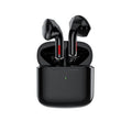Color 'Black with Red Details' - TouchPods - Wireless and Waterproof - Earphones